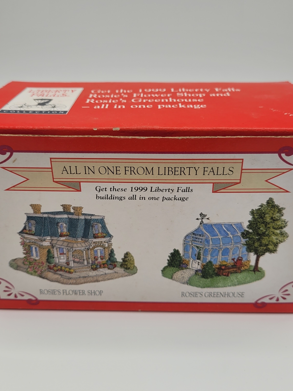Liberty Falls 'All In One' Rosie’s Flower Shop & Greenhouse - Red Box